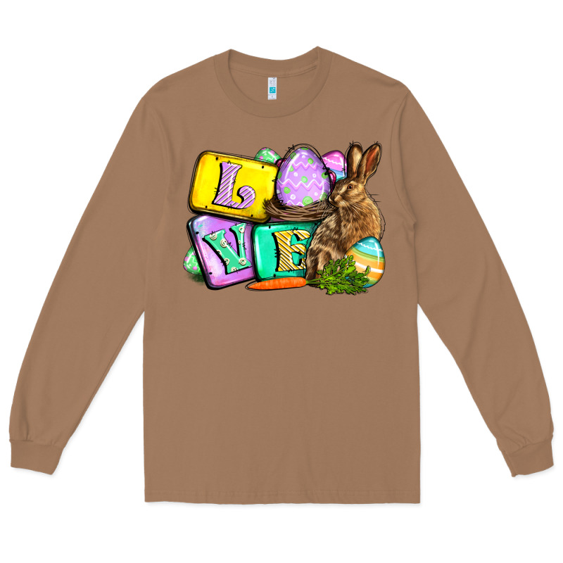 Love Easter Day Long Sleeve Tee by CowGirlArtShop | Teevron