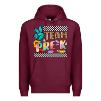 Burgundy team pre k Premium Hoodie - NancyCooperArtShop