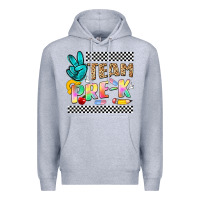 Heather Grey team pre k Premium Hoodie - NancyCooperArtShop