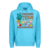 Ocean Blue team pre k Premium Hoodie - NancyCooperArtShop