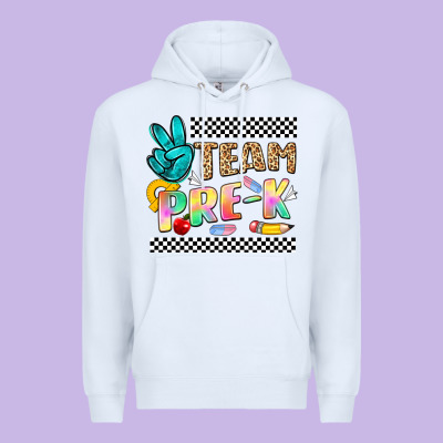Team Pre K Premium Hoodie Designed By Nancycooperartshop