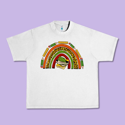 Black History Teacher Rainbow Urban Heavy Tee Designed By Texasbilliewilder