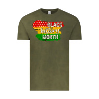 Vintage Olive black history month Vintage Tee - texasbilliewilder