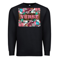 Black Nurse Premium Sweatshirt - LillyAllenDesigns