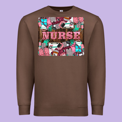 Nurse Premium Sweatshirt Designed By Lillyallendesigns