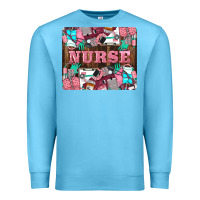 Ocean Blue Nurse Premium Sweatshirt - LillyAllenDesigns