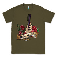 Army Green hair hustler 4 Classic Tee - SublimationCraftShop