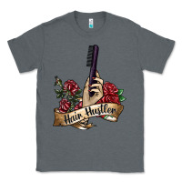 Charcoal Heather hair hustler 4 Classic Tee - SublimationCraftShop