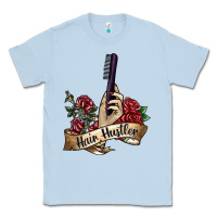Dusty Blue hair hustler 4 Classic Tee - SublimationCraftShop