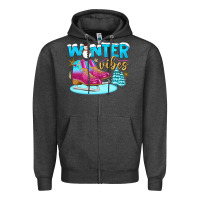 Winter Vibes Zipper Hoodie | Teevron