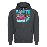 Smoke winter vibes Zipper Hoodie - BundleAndBundleShop