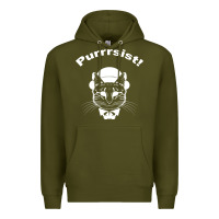 Army Green Purrrsist Premium Hoodie - Bettercallsaul