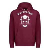 Burgundy Purrrsist Premium Hoodie - Bettercallsaul