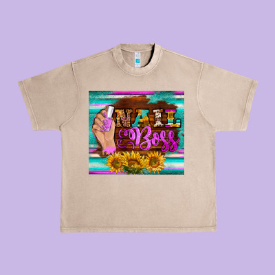 Nail Boss Tumbler Urban Heavy Tee Designed By Barkaloodesign