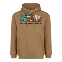 Toasted Coconut peace love yorkshire pig Heavyweight Hoodie - LillyAllenDesigns
