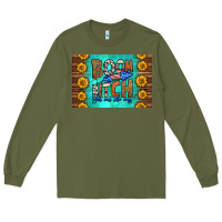 Army Green boom bitch get out the way skinny metal can holder Long Sleeve Tee - HRA Design Shop