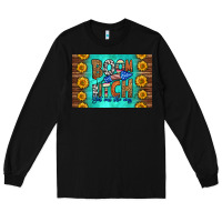 Black boom bitch get out the way skinny metal can holder Long Sleeve Tee - HRA Design Shop