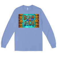 Colony Blue boom bitch get out the way skinny metal can holder Long Sleeve Tee - HRA Design Shop