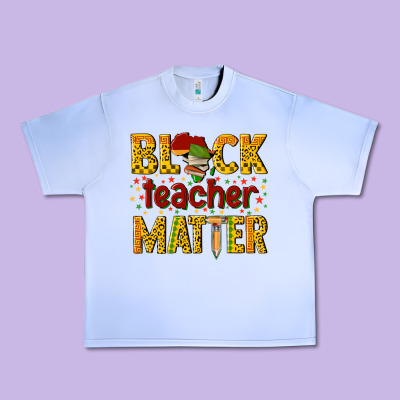 Black Teacher Matter Urban Heavy Tee Designed By Texasbilliewilder