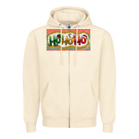Sandshell ho ho ho Zipper Hoodie - BundleAndBundleShop