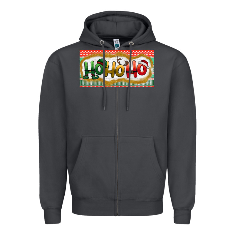 Ho Ho Ho Zipper Hoodie by BundleAndBundleShop | Teevron
