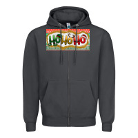 Smoke ho ho ho Zipper Hoodie - BundleAndBundleShop