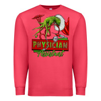 Cardinal christmas character hand physician assistant Premium Sweatshirt - NancyCooperArtShop