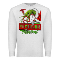 Oatmeal Heather christmas character hand physician assistant Premium Sweatshirt - NancyCooperArtShop