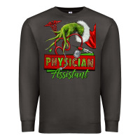 Smoke christmas character hand physician assistant Premium Sweatshirt - NancyCooperArtShop