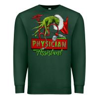 Sports Green christmas character hand physician assistant Premium Sweatshirt - NancyCooperArtShop