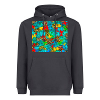 Smoke autism awareness puzzle Heavyweight Hoodie - BarkalooDesign