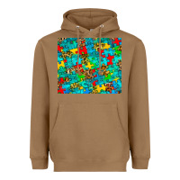 Toasted Coconut autism awareness puzzle Heavyweight Hoodie - BarkalooDesign