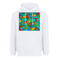 White autism awareness puzzle Heavyweight Hoodie - BarkalooDesign