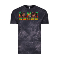Cloud Black black is beautiful juneteenth Vintage Tee - texasbilliewilder