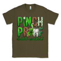 Army Green Pinch Proof Dental Assistant St. Patricks Day Classic Tee - Neo Western