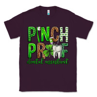 Plum Pinch Proof Dental Assistant St. Patricks Day Classic Tee - Neo Western