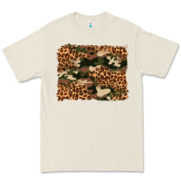 Bone camouflage and leopard background Premium Tee - Artiststas