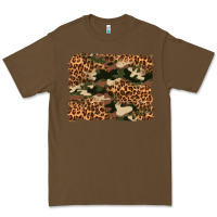 Cacao camouflage and leopard background Premium Tee - Artiststas