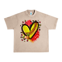 French Oak fruits and softball heart Urban Heavy Tee - Zillion Design Studio
