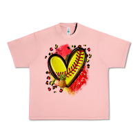 Fruits And Softball Heart Urban Heavy Tee | Teevron