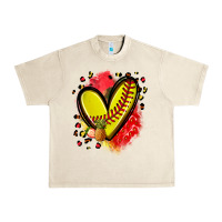 Sandshell fruits and softball heart Urban Heavy Tee - Zillion Design Studio