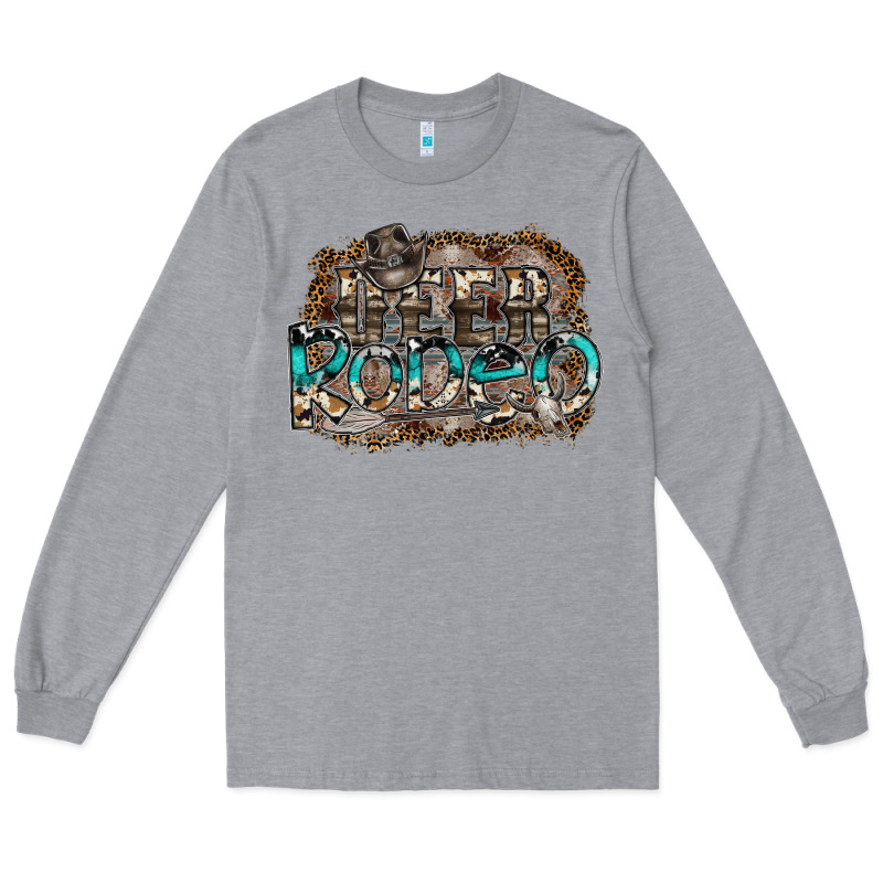 Deer Rodeo Long Sleeve Tee by SublimationCraftShop | Teevron