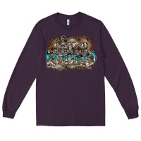 Plum deer rodeo Long Sleeve Tee - SublimationCraftShop