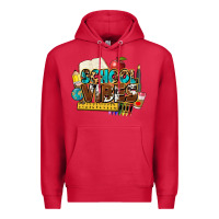Cardinal school vibes Premium Hoodie - NancyCooperArtShop