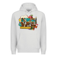 Dove Grey school vibes Premium Hoodie - NancyCooperArtShop