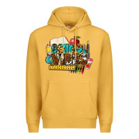 Mustard school vibes Premium Hoodie - NancyCooperArtShop