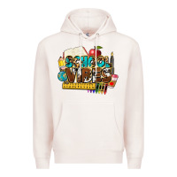 Pale Pink school vibes Premium Hoodie - NancyCooperArtShop