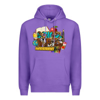 Purple school vibes Premium Hoodie - NancyCooperArtShop