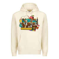 Sandshell school vibes Premium Hoodie - NancyCooperArtShop