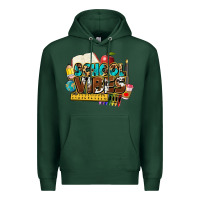 Sports Green school vibes Premium Hoodie - NancyCooperArtShop